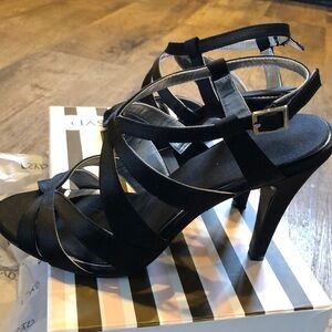 RSVP Black Dress Heel Sandals